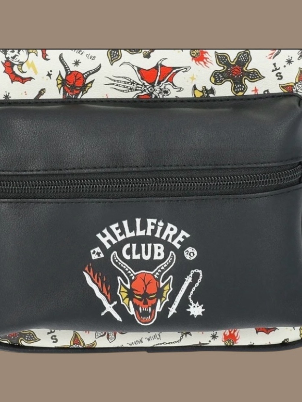 Netflix Stranger Things Hellfire Club Women's 10.5" Mini Backpack - Picture 5 of 10